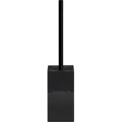 Porzellan Toilettenbürste quadratisch schwarz