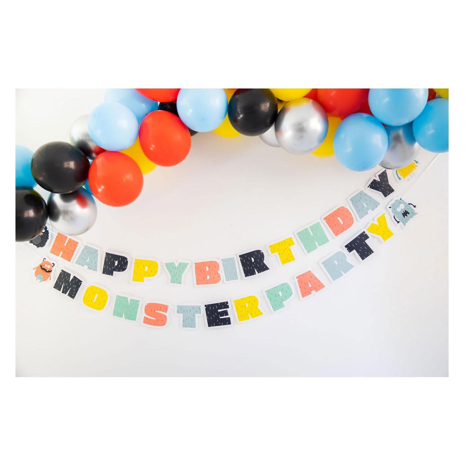 Folat Buchstabengirlande Monster Bash, 2St. (2 Stk.) (68288)