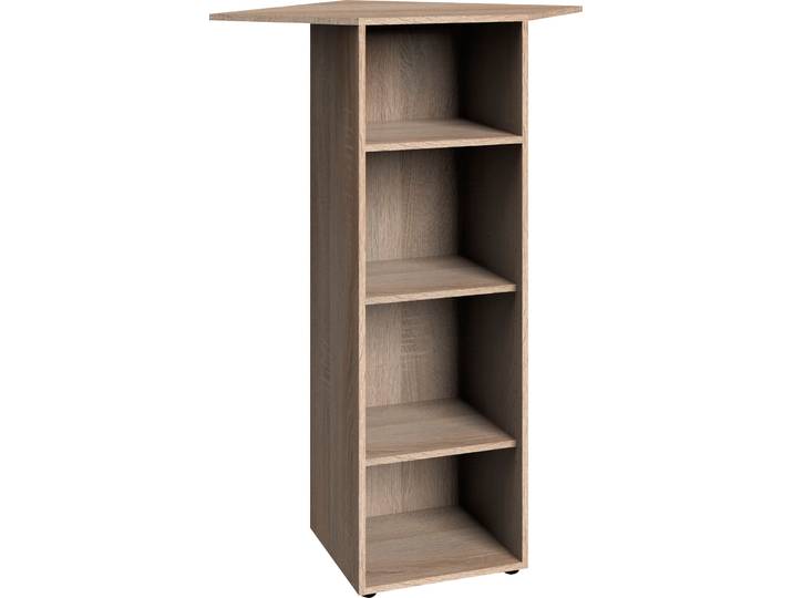 Eckregal WIMEX Multiraumkonzept , braun (eiche sägerau, nachbildung), B:66cm H:126cm T:40cm, Holzwerkstoff, Regale, Eckregal, planbar und erweiterbar