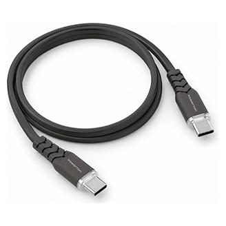 Neutral Powerton ENERGY 100 W, 1 m, Silikon, schwarz (1 m, USB 2.0, 100 W) (WP100WB)