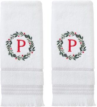 SKL Home Wreath Monogram Hand Towel (2-Pack)