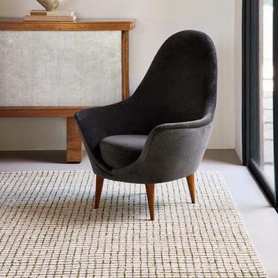 Nuloom Melrose Checked Wool Area Rug.