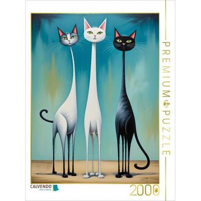 CALVENDO Puzzle Katzen - Pretty Girls Club | 2000 Teile Lege-Größe 90x67cm Foto-Puzzle für glückliche Stunden, Sonstige von , Calvendo Puzzle