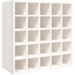 vidaXL, Weinregal, Jataror (mit 25 Fächern) (25 Flaschen, 56 x 25 x 56 cm)