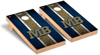 Skip's Garage California State Monterey Bay Otters Vintage Cornhole Board Set