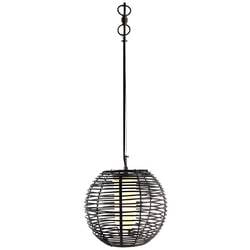 Deko Light Velorum 836020 Pendelleuchte E27 Schwarz, Weiß