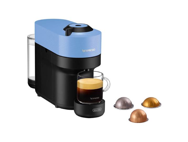 Nespresso Vertuo Pop Kaffeemaschine von De Longhi Pacific Blue'
