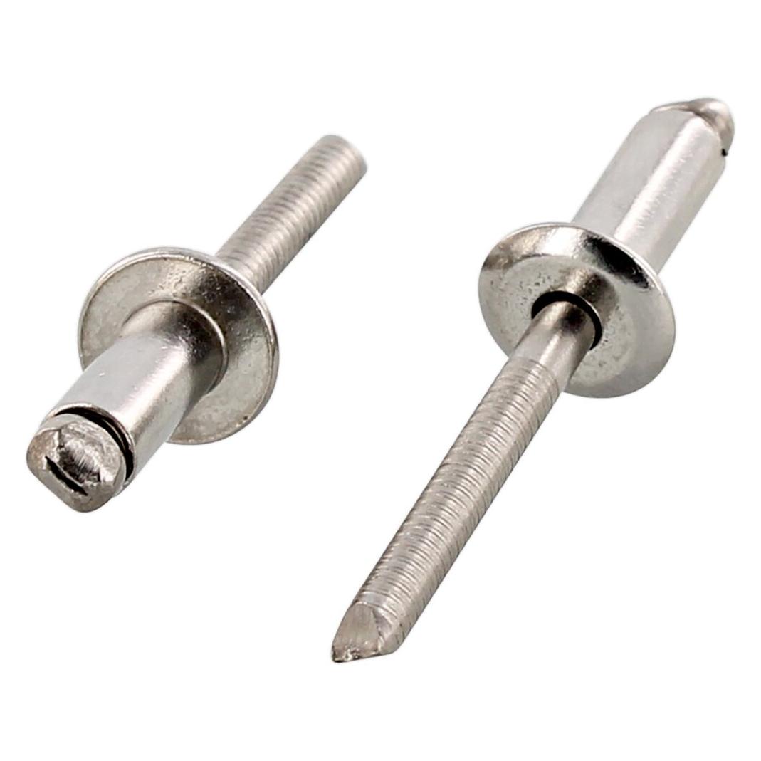 OK-Line Blindnieten mit Flachkopf und gerilltem Nietdorn A2 ISO 15983 (15983248 16)