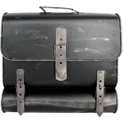 HMF Briefkasten Antik UNIKAT Handarbeit, Schulranzen Design, Zeitungsrolle, silber