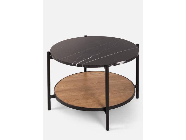 bonprix Couchtisch, 42x70x70 cm, Couchtisch in modernem Design, schwarz