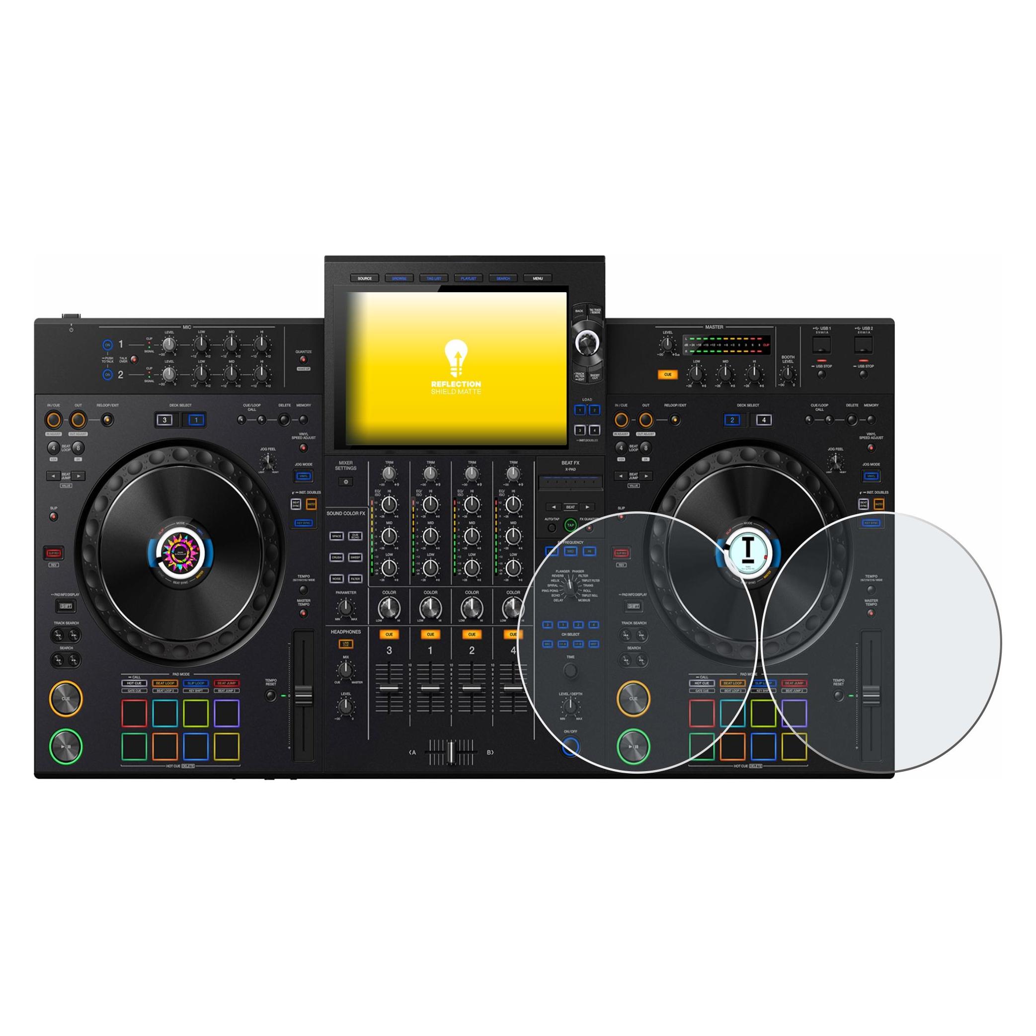 upscreen Schutzfolie für AlphaTheta XDJ-AZ (Jog) Displayschutz Displayschutzfolie Folie Matt (2963813)