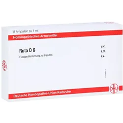 RUTA D 6 Ampullen 8X1 ml
