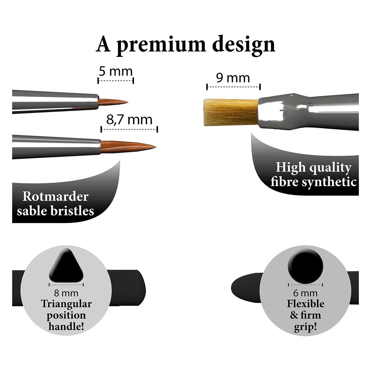 The Army Painter Gamemaster: Character Brush Set (GM1006P)