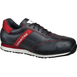 Sicherheitshalbschuh BEN S3 ESD -  39 - schwarz, rote Akzente