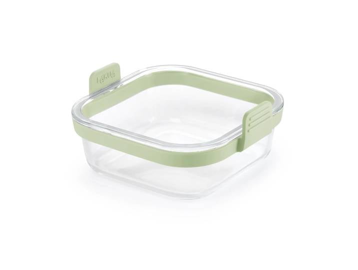 Lékué Lékué moule en verre carré pour air fryer Transparent