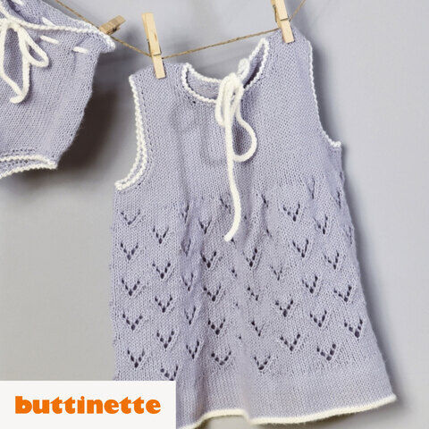 Strickanleitung – Babykleidchen aus Woll Butt Baby Soft