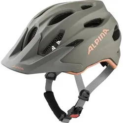 ALPINA Kinder Fahrradhelm CARAPAX JR. FLASH, Größe 51 in Grau Grau