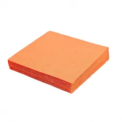 VEPATIM 80x Servietten 33 x 33 cm 1/4-Falz 3-lagig orange