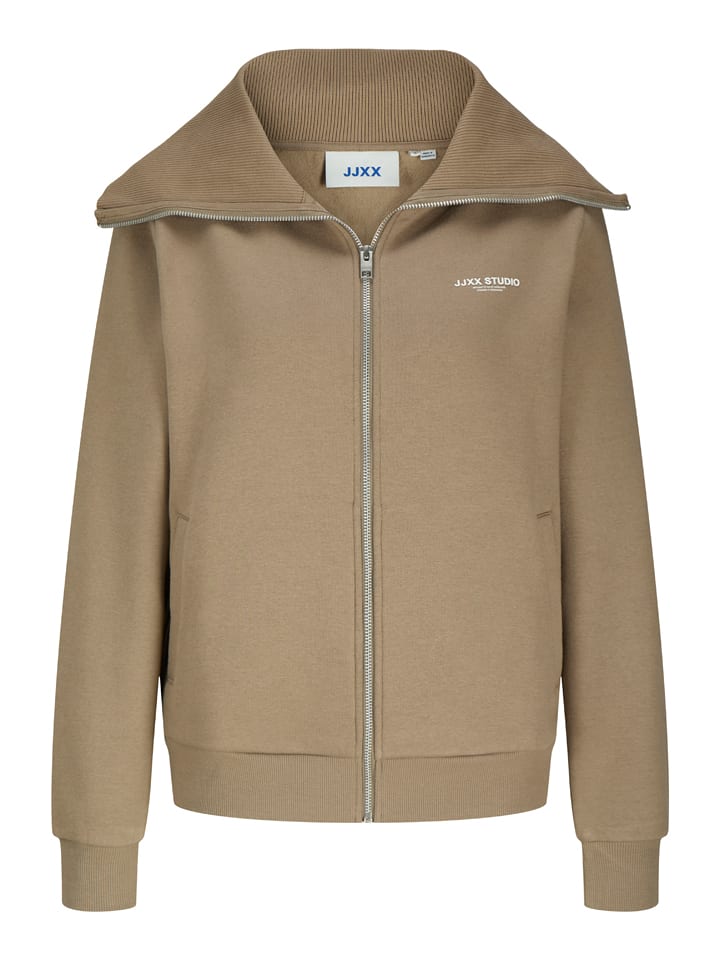 JJXX Sweatjacke "Studio" in Taupe - M
