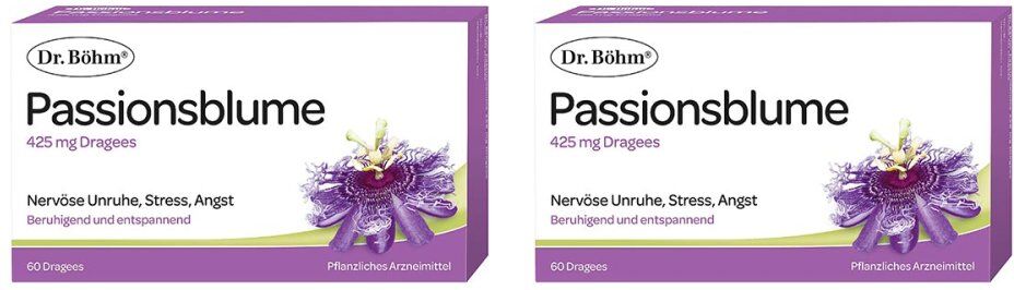 Dr. Böhm Passionsblume 425 mg Dragees 2x60stk