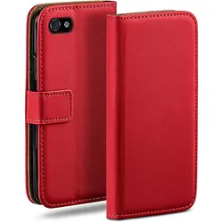 moex Book Case für iPhone 4 Klapphülle mit Kartenfach