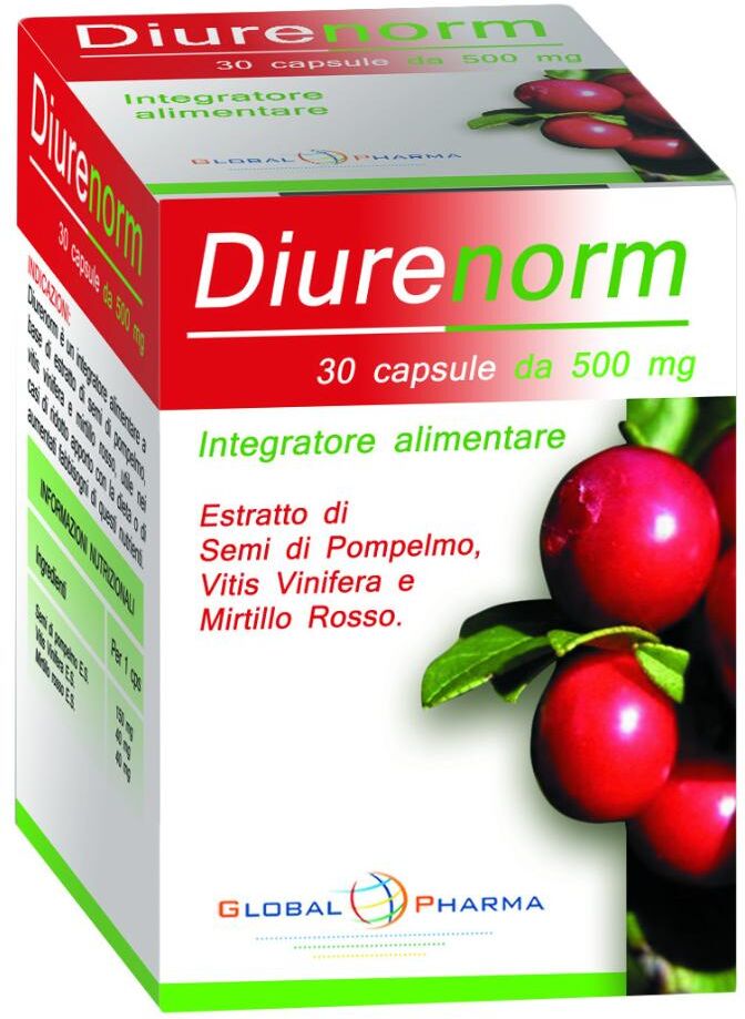 GLOBAL PHARMA Srl Diurenorm, 30 capsule