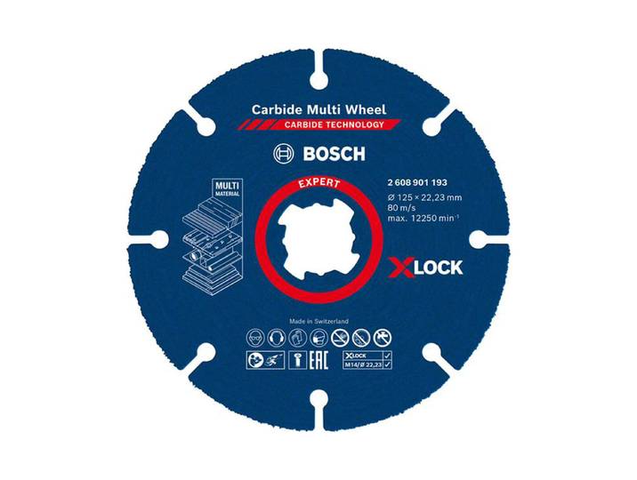 Bosch Expert Carbide Multi Wheel X Lock 125 mm Trennscheibe