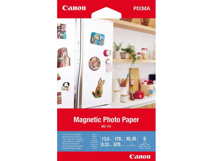 Canon Magnetic Photo Paper 10x15cm MG-101 – Etiketten/Papier