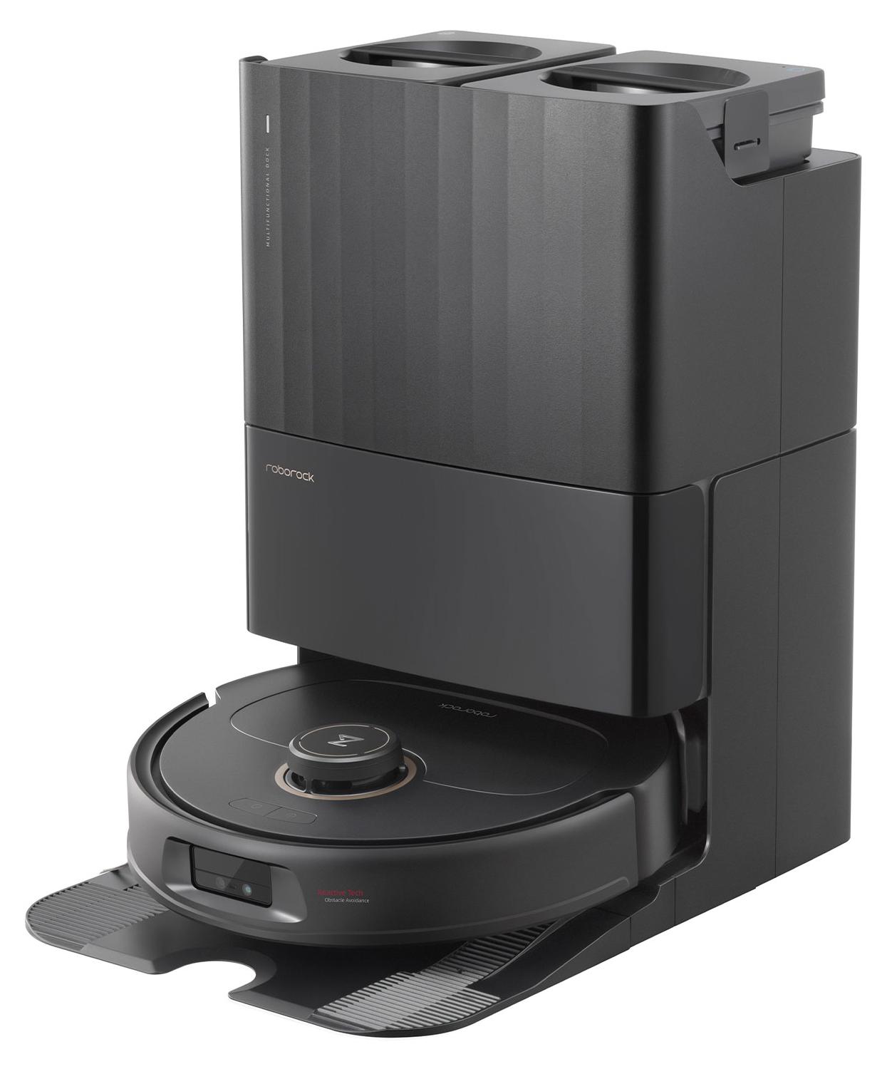 Roborock Qrevo MaxV, Beutellos, Schwarz, Rund, Staubbeutel, 0,33 l, Ladend, Purification