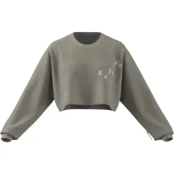 Adidas Damen adi365 Crop Longsleeve M grau