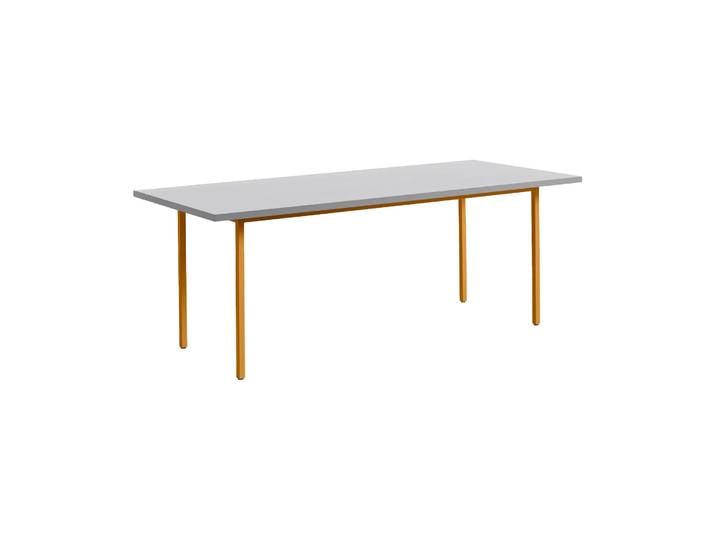 HAY Two-Colour Esstisch 90x200 cm Ochre-light grey