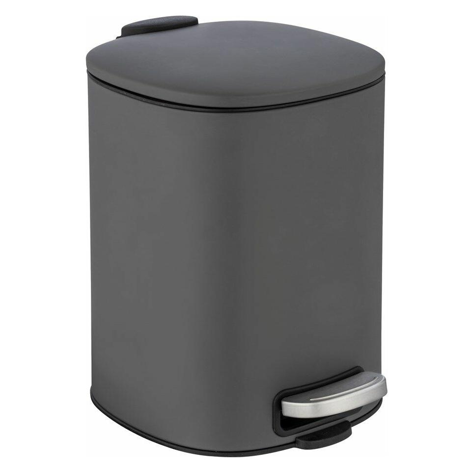 Wenko Alassio Mülleimer 5,0 l grau (5 l) (24780100)