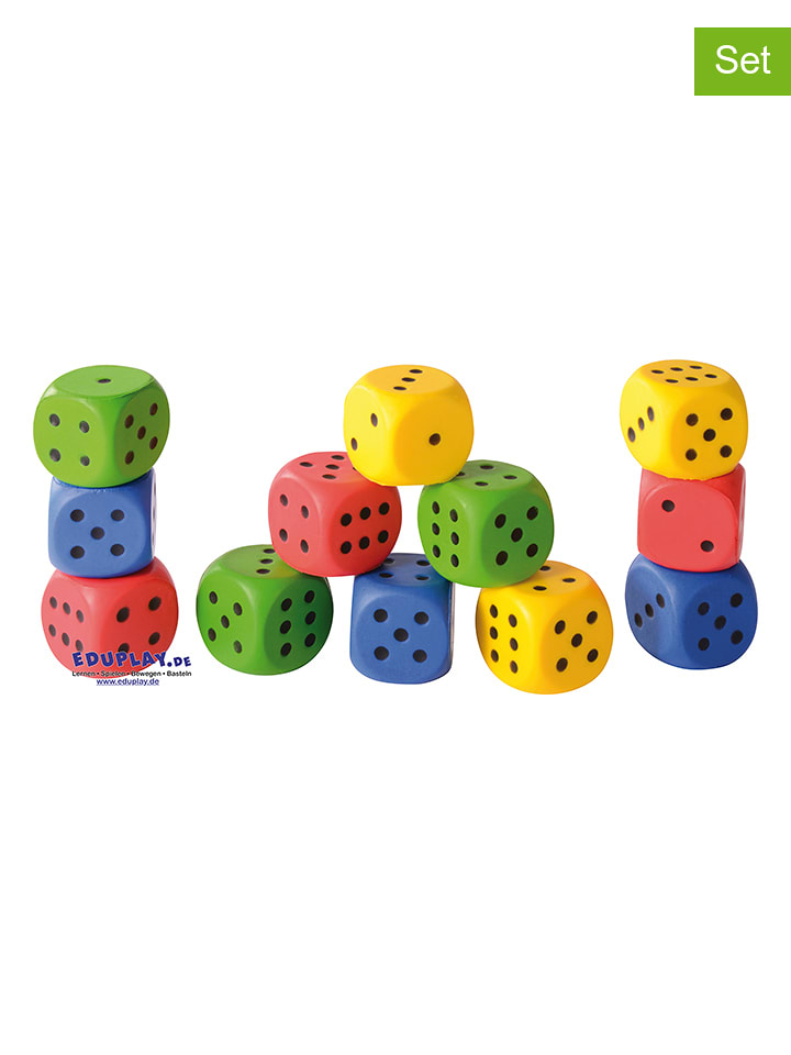 Eduplay 12tlg. Knautschwürfel-Set - ab 3 Jahren - onesize