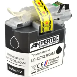 Kompatible Tinte ersetzt Brother LC-127XLBK  schwarz