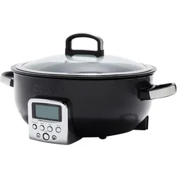 Greenpan omnicooker 5.6l zwart 2200w, Dampfgarer + Reiskocher, Schwarz