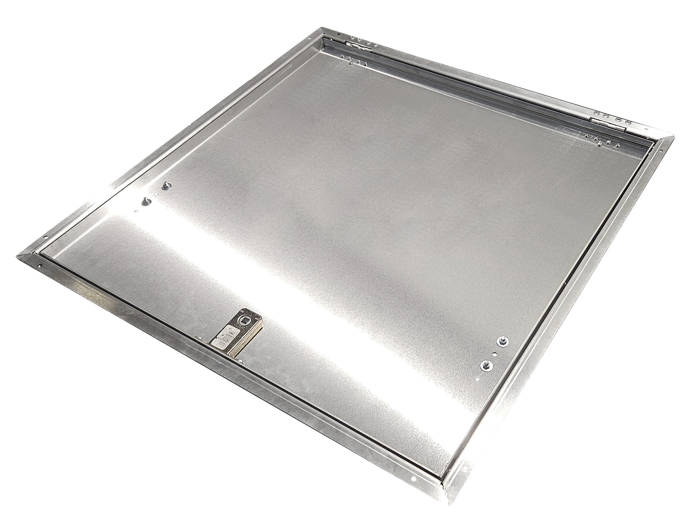 Schachtabdeckung EDELSTAHL 600x1000x25 Gullideckel Revisionsklappe + 2 Stoßdämpfer