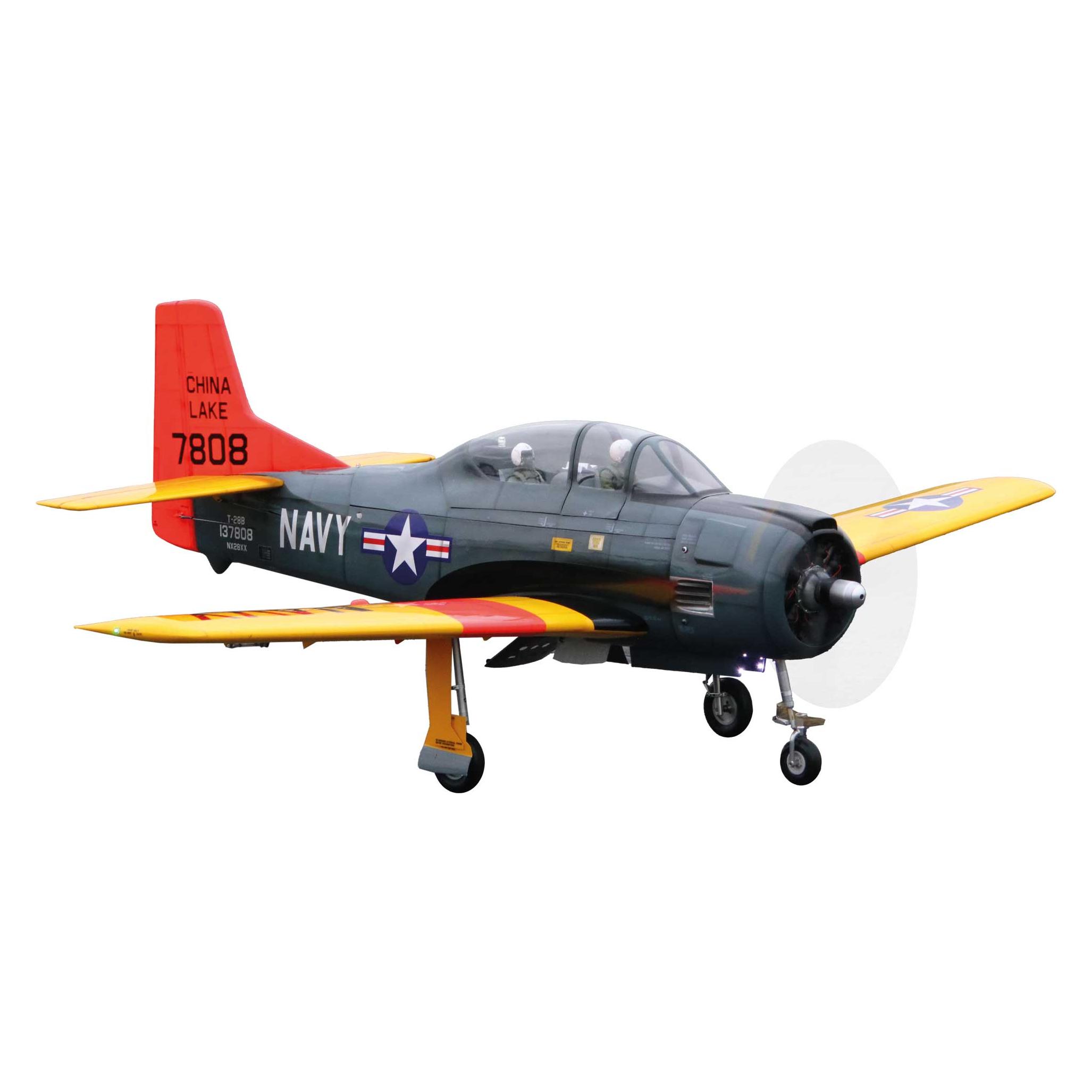 Seagull Models SG-Models ) T-28 Trojan 82.5" ARF Warbird Grau/Gelb ohne Einziehfahrwerk &quot (Warbird) (SEA365CL)