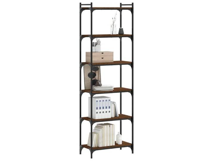 Décoratif - Bibliothèque 6 niveaux Étagère à livres Étagère de Rangement chêne marron 60x30x188cm bois ingénierie 2949502