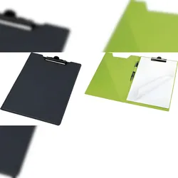 Klemmbrettmappe A4 PVC-Folie leinengeprägt farbig Farbe/Menge schwarz