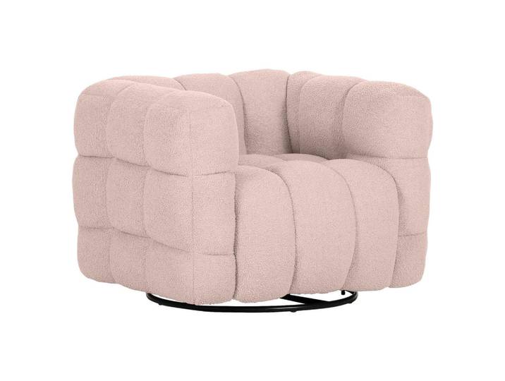 Carryhome Sessel, Rosa, Metall, 97x71x87 cm, Sitzfläche 360° drehbar, Wohnzimmer, Sessel, Sonstige Sessel