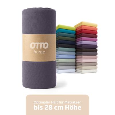OTTO home "BLACKBERRY in PREMIUM und BASIC Qualität, 100% Baumwolle" für hohe Matratzen bis 28 cm, Bettlaken, Spannbetttuch, Boxspring