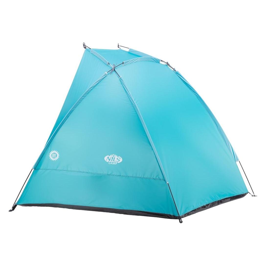 Nils NC8030 TÜRKIS STRANDZELT 260x120x120 (Strandzelt + Strandmuschel, 4 Personen) (15-04-026)
