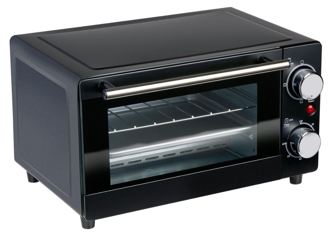 All Ride Oven 24V 9L - Kleine RVS Oven met Sigarettenaansteker Plug voor Auto, Camper, Caravan en Boot - Zwart