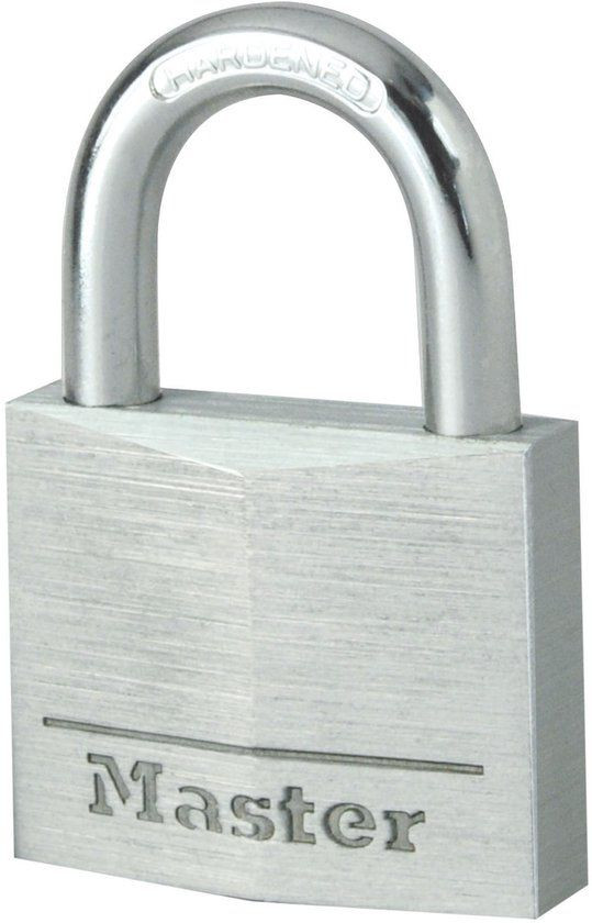 Master Lock 9130EURD Hangslot van massief aluminium - 30 mm