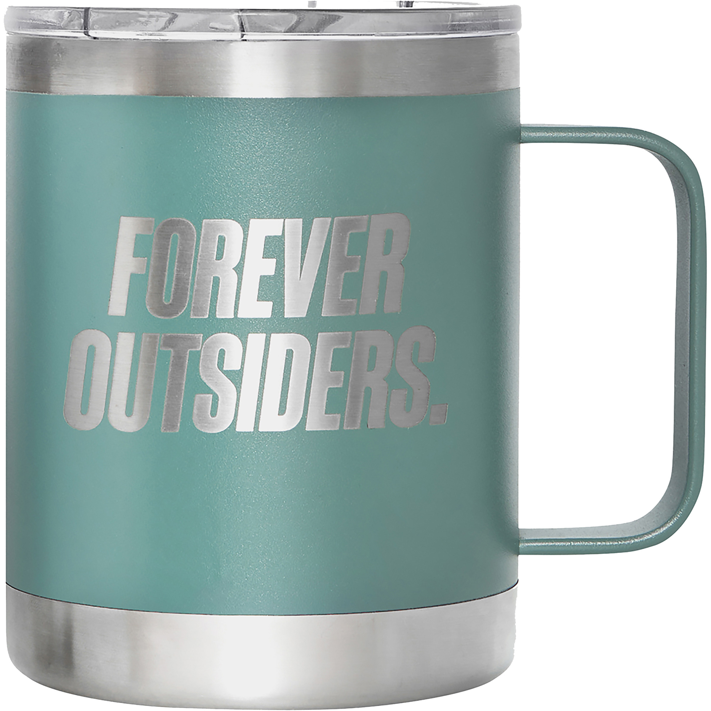 Café Du Cycliste Forever Outsiders Mug Isolierflaschen gruen Größe 0.35L Trekking
