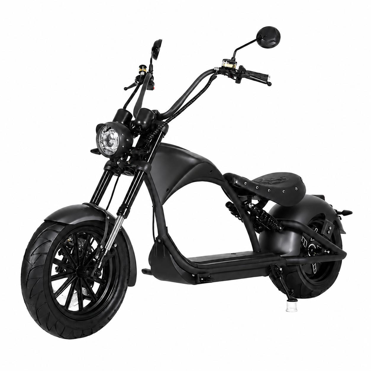 E-Chopper mit Straßenzulassung 2000W 60V 30AH 45km/h, Citycoco Elektroroller COC EEC