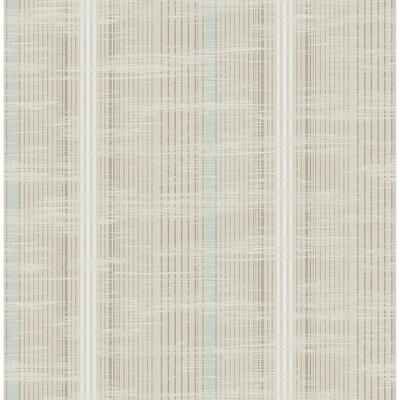 Seabrook Designs Longthorpe Stripe Unpasted Wallpaper