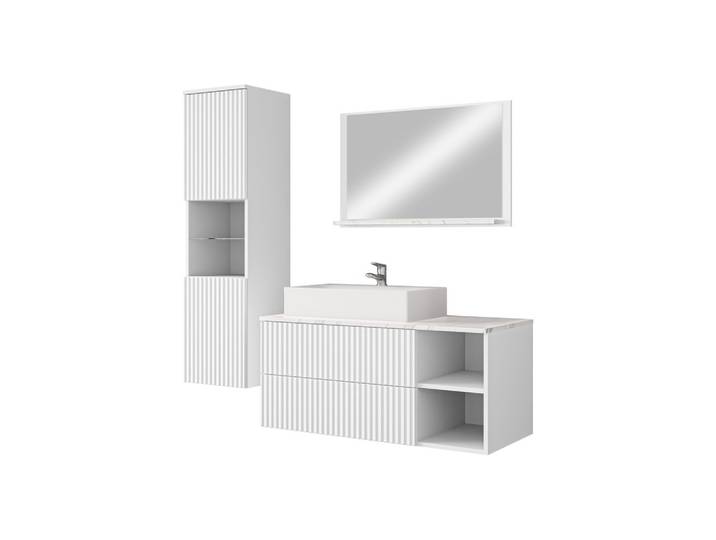 BADMÖBEL-SET Kertos Rillen II