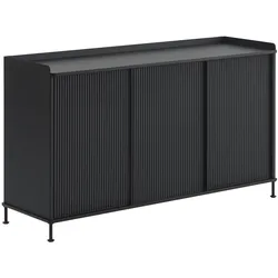 Muuto Enfold Sideboard, 148 x 85 cm, schwarz / anthrazit