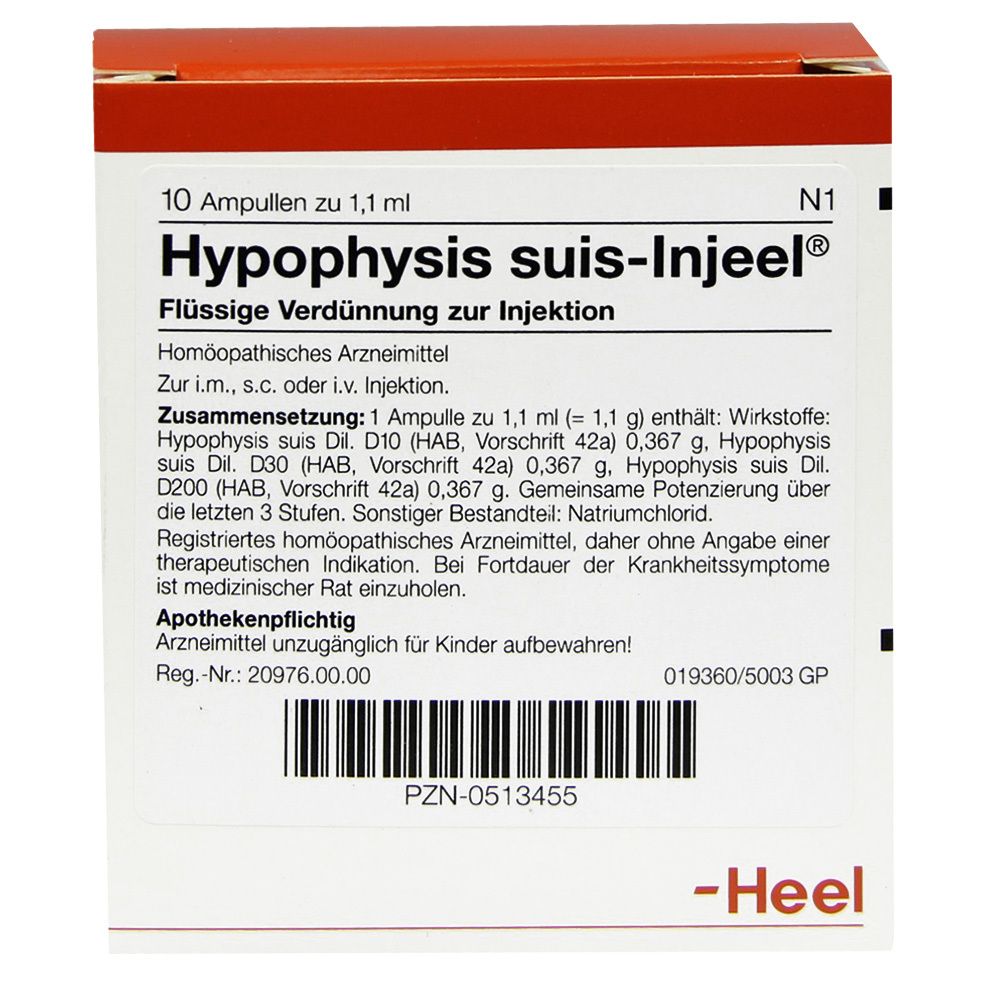 Hypophysis Suis Injeel Ampullen 10 St